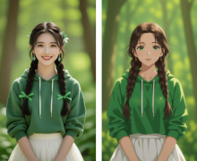 <b>片后系统从动识别面部特征</b>